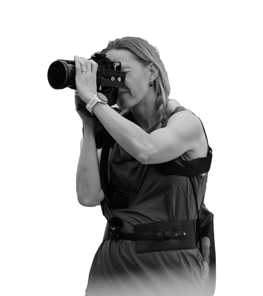 Tina Ibarbia - bei einem Dreh